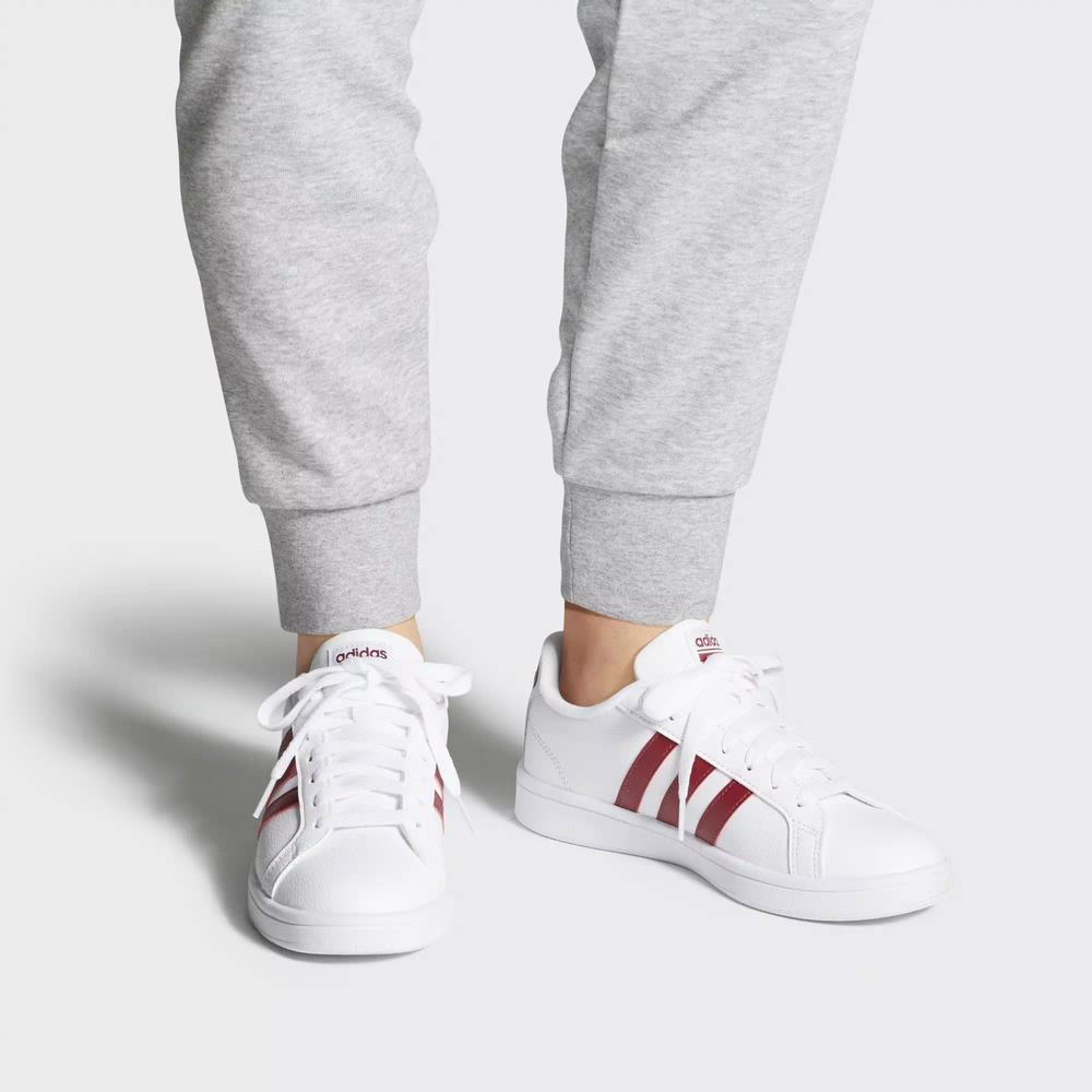 Adidas Cloudfoam Advantage Tenis Blancos Para Mujer (MX-21350)